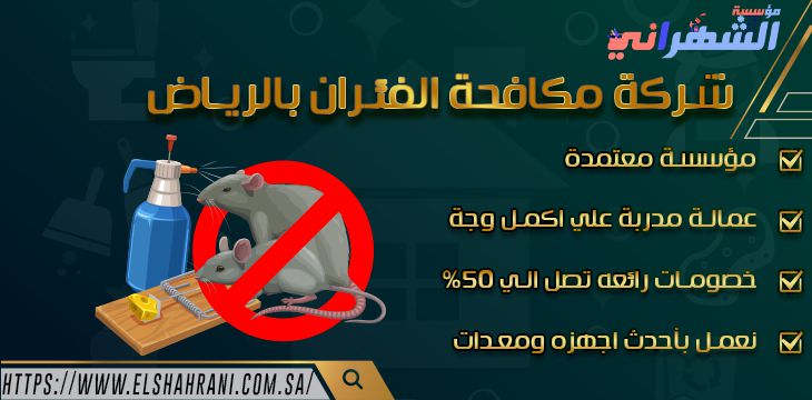شركة مكافحة الفئران بالرياض