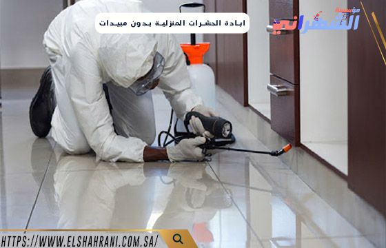 ابادة الحشرات المنزلية بدون مبيدات