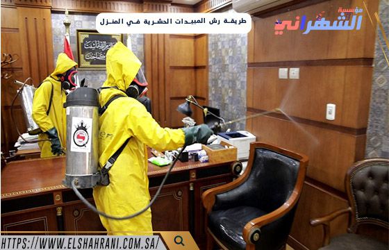 طريقة رش المبيدات الحشرية في المنزل